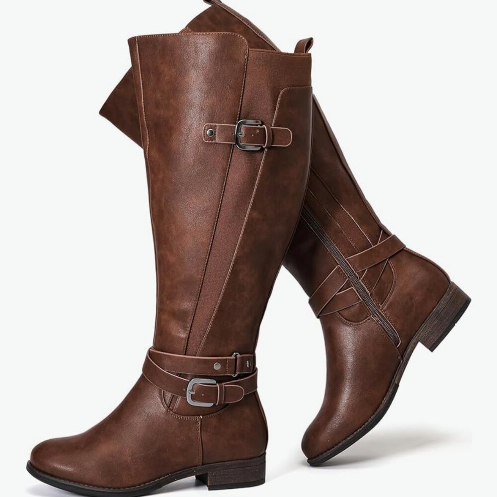 Luoika brand women's brown boots